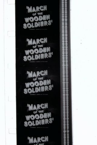 16mm Movie Film,  Laurel And Hardy,  March Of The Wooden Soldiers,  Hg69