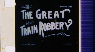 16mm Sound/color: The Great Train Robbery (edison 1903) (nr)