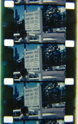 Vtg 1960s Amateur 16mm Film Home Movie Western States Road Trip National Parks,
