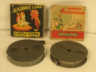 Vintage 16mm Movies Woody Woodpecker & Aladdin 