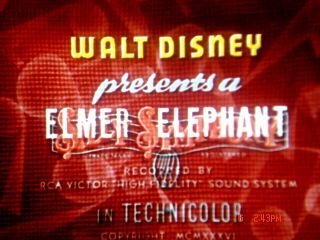 16mm Cartoon: " Elmer Elephant " 1936 I.  B.  Tech