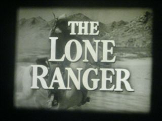 16mm Tv Show - The Lone Ranger - " Jornado Del Muerto " - 1955 - Syndicated B/w Print