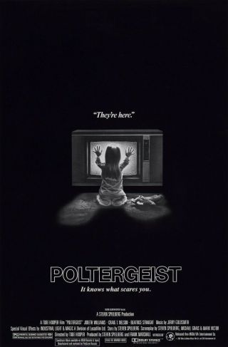 16mm Feature Poltergeist 1982 Scope Mylar Tobe Hooper Steven Spielberg