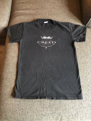 Vintage Creed 2002 2003 Weathered World Tour T - Shirt - Soft Rare