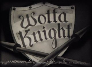 16mm Famous Studios Popeye: Whatta Knight (1947) Sleeping Beauty Jousting
