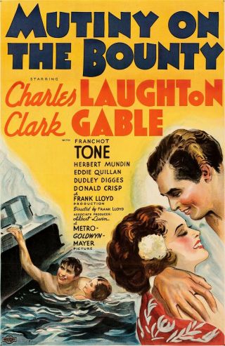 Mutiny On The Bounty (1935) - 16mm Feature Film Charles Laughton,  Clark Gable