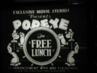 16mm Popeye Cartoons Shorts Spliced Together On 400 