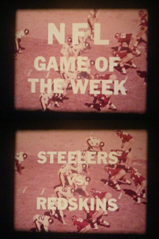16mm Sound - Nfl Game Of The Week - Pittsburgh At Washington - 10/2/1966