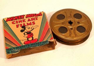 Mickey Mouse " The Steeple Chase " (1933) 16mm Walt Disney Cartoon Excerpt