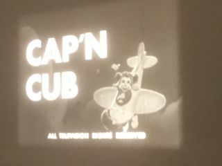 16mm Sound Cartoon Cap’n Cub Ww2 Japanese Stereotypes 400’ World War 2 Era