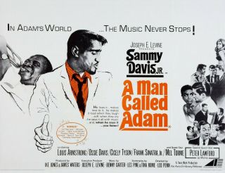 16mm A Man Called Adam (1967) Sammy Davis Jr.  B/w Feature Film.