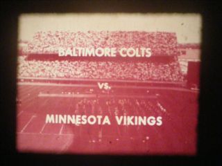 16mm Sound - Baltimore Colts At Minnesota Vikings - 9/18/66 - Nfl Game Of The Week