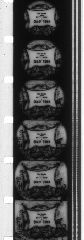 16mm Betty Boop In Crazy Town (1932) Max Fleischer Cartoon