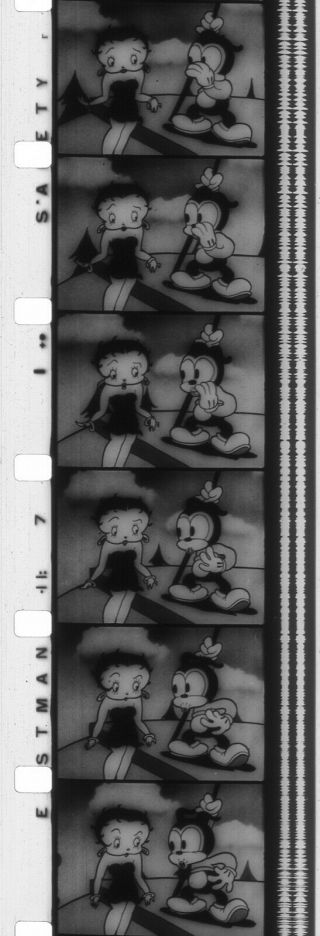 16mm Betty Boop in CRAZY TOWN (1932) Max Fleischer Cartoon 2