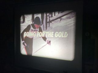 16mm Film " Going For The Gold " Us Ski Team 1980 Documentary
