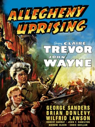 16mm Feature Film: Allegheny Uprising (1939) John Wayne - Fuji