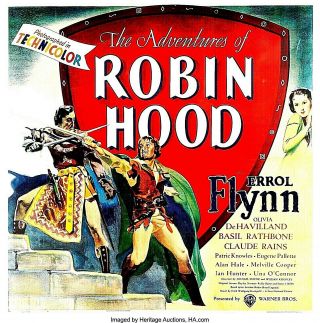 16mm Feature Film: The Adventures Of Robin Hood (1938) Errol Flynn - Fuji Print