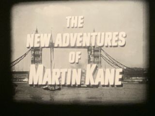The Adventures Of Martin Kane 16mm Film.  William Gargan