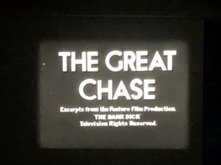 16mm Film Short: The Great Chase (1940) W.  C.  Fields