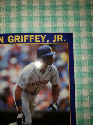 1989 Ken Griffey Jr Starline Greeting Card RC Rookie Mariners HOF - Very Rare 3