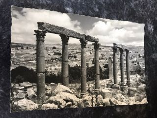 Jerash.  The Viaduct Church.  Jordan.  Vintage Postcard