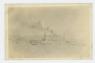 China Photograph 1923 Usmc Uss Asheville Us Navy Uss Huron Ship Photo Rppc
