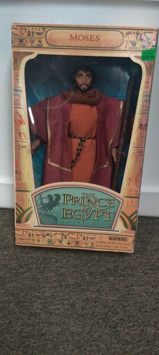 Rare 1998 " The Prince Of Egypt " Moses Hasbro Dreamworks Doll
