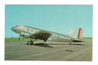 Douglas C - 39 Air Force Airplane Vintage Postcard Eb148