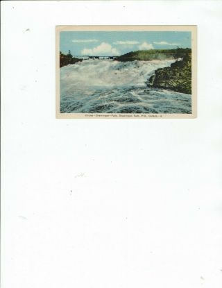 Shawinigan Falls,  Québec Vintage Postcard,  Les Chutes,  1930 