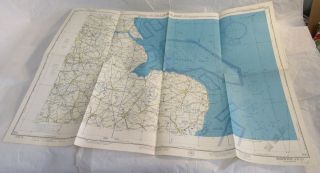 1955 Norwich Great Britain Usaf Pilotage Chart Map Us Air Force Military Old Uk