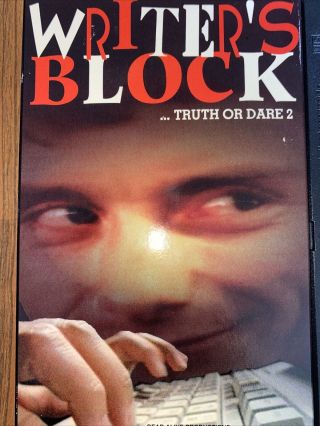 Writer ' s Block Truth Or Dare 2 Horror VHS Rare Dead Alive Productions Horror 2