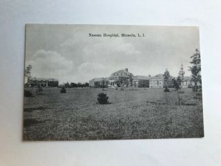 Nassau Hospital Mineola Long Island York Early 1900’s Vintage Postcard