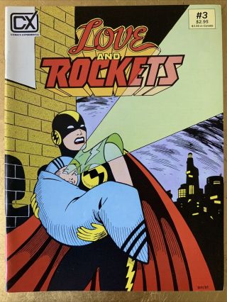 Love And Rockets 3 1st Print Htf Rare 1983 Fantagraphics Hernandez Bros Cx