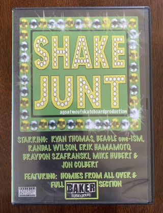 Shake Junt - 1st Video 2006 - Skate Video Dvd - Rare And Oop
