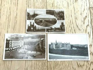 3 Vintage Photo Postcards Of Dundee And Perth.