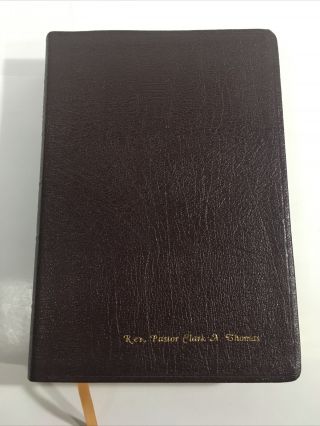 Nkjv The Old Scofield Study Bible Red Letter Concordance Black Leather Indexed