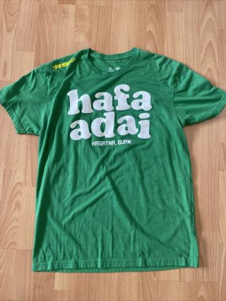 Shoyoroll T - Shirt - Haha Adai - Rare - Green —size Large - Pre Owned