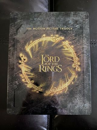 Lord Of The Rings Trilogy 6 - Disc Steelbook Blu - Ray Set (future Shop) Rare