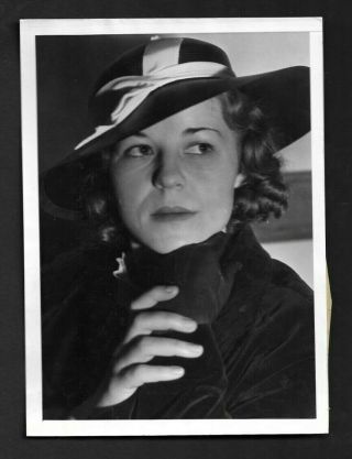 Press Photograph 1934 Actress Gloria Marsh Charged In Morals Case 1499