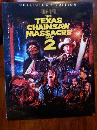 The Texas Chainsaw Massacre 2 (scream Factory Blu - Ray) Rare Oop