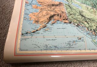 Vintage Rand Mcnally Cosmopolitan United States Road Map Wall Poster 50x33 Inch 3