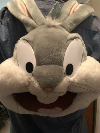 1996 Rare Warner Bros Bugs Bunny Purse/backpack Rabbit Head Purse 2