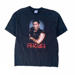 Vintage 1990s Aaron Neville T Shirt Xl Usa Rare R&b 80s 90s Band Tee Concert