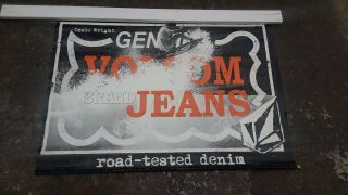 Big Rare 2009 Volcom Surf Ozzie Wright Store Vinyl Banner Goons Of Doom 45 " ×32 "