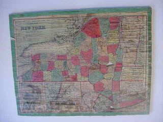 Bc37 Vintage Silent Teacher - Clemens Dissected Map Of York