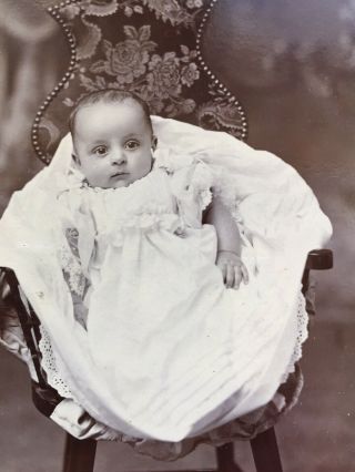Cabinet Photo Cute Baby Sat On Chair By A & G Taylor Of Stockton On Tees