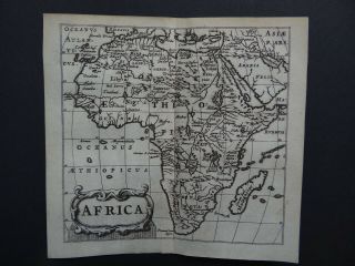 1661 Cluver Atlas Map Africa - Madagascar