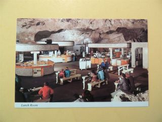 Lunch Room Carlsbad Caverns National Park Mexico Vintage Postcard