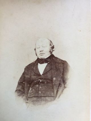 Antique Cdv Photo Of A Man By A W Wills Of Taunton Somerset