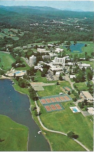 Nevele Country Club Ellenville Ny Golf Course Tennis Vintage Postcard